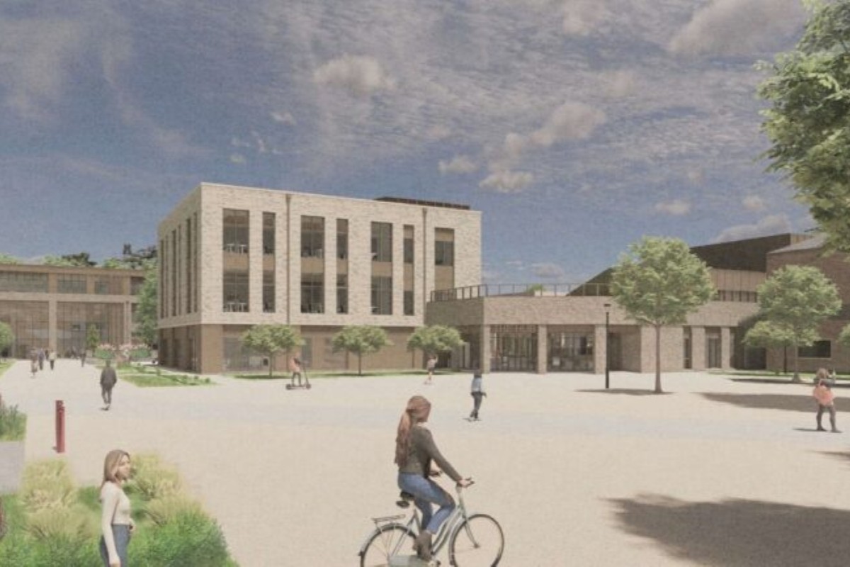 CAFRE Greenmount View of rear entrance of Central Hub and staff offices