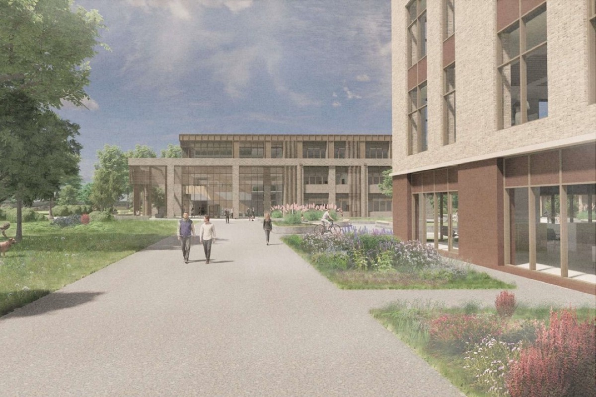 CAFRE Greenmount View of teaching building from the staff offices