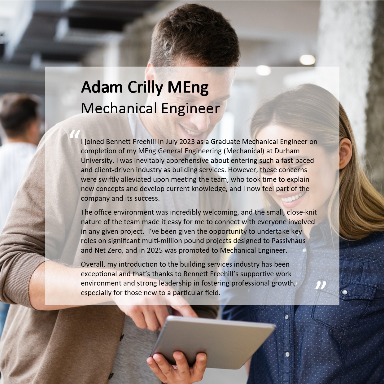 Graduate Academy Bennett Freehill